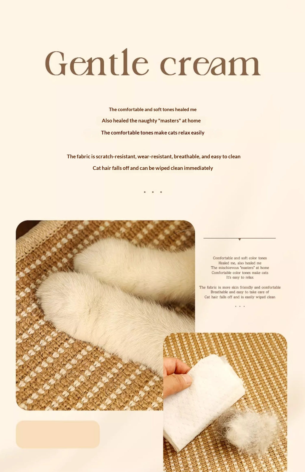 Sisal Cat Scratcher Bed Lounge – Durable, Low-Shedding