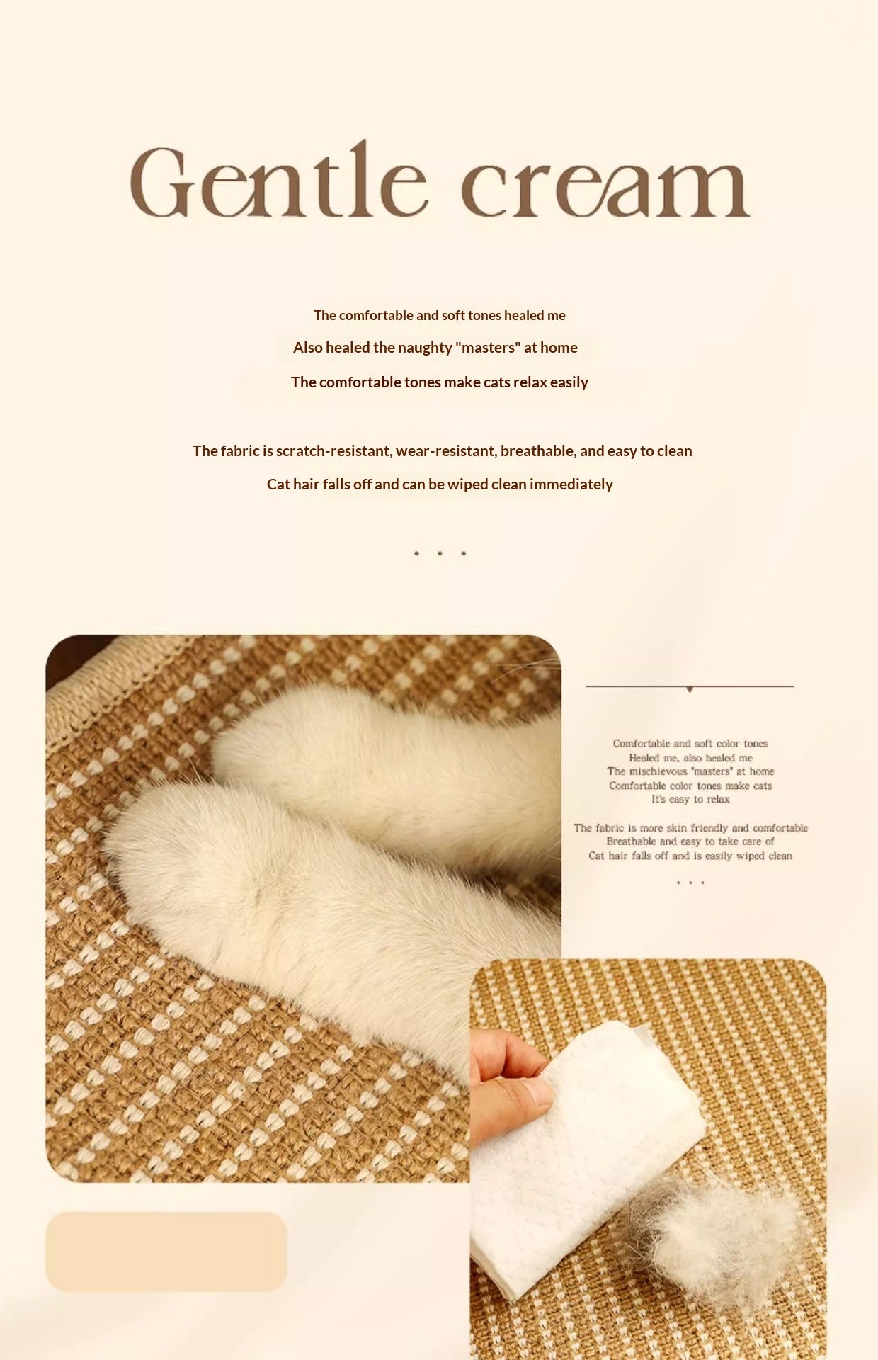 Sisal Cat Scratcher Bed Lounge – Durable, Low-Shedding