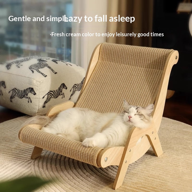 Sisal Cat Scratcher Bed Lounge – Durable, Low-Shedding